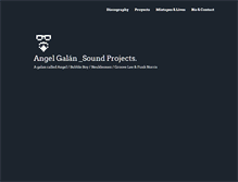 Tablet Screenshot of agalancalledangel.com